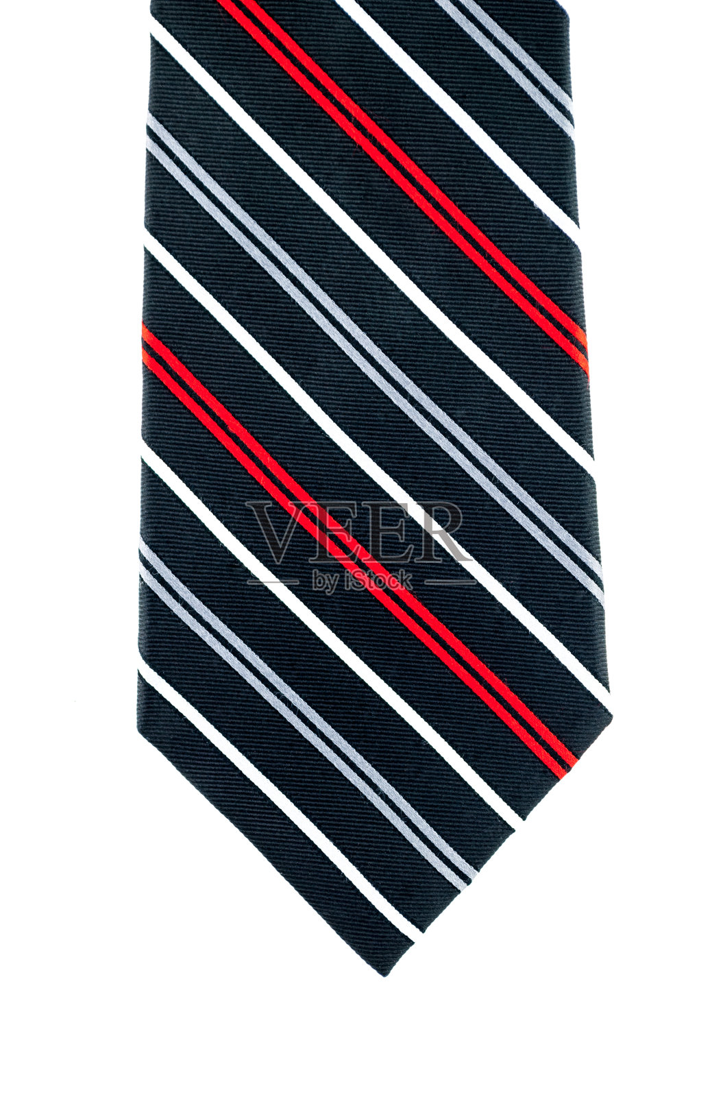 白色背景上孤立的方形领带图案照片摄影图片