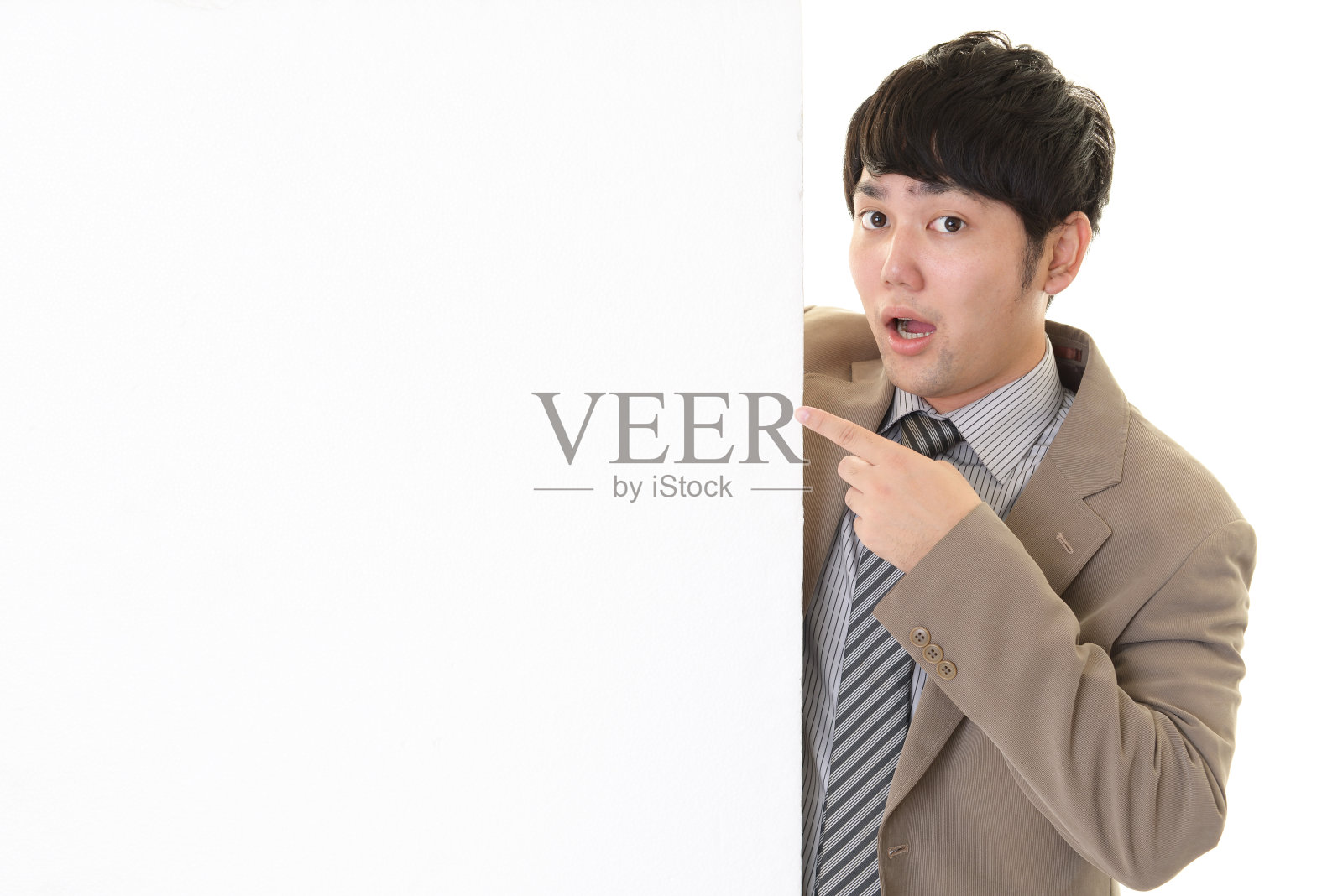 惊讶的亚洲商人照片摄影图片