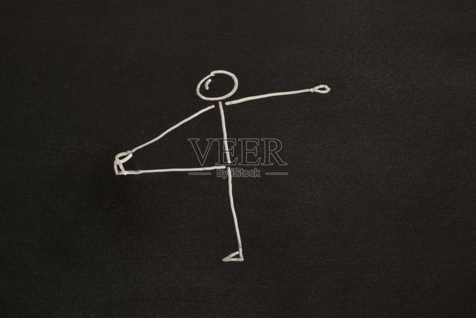 手到脚趾平衡姿势-乌提塔巴东古萨体式照片摄影图片