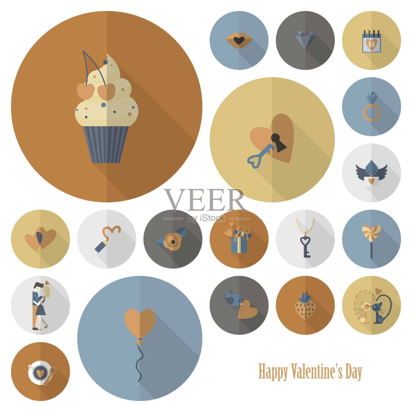 情人节快乐插画图片素材