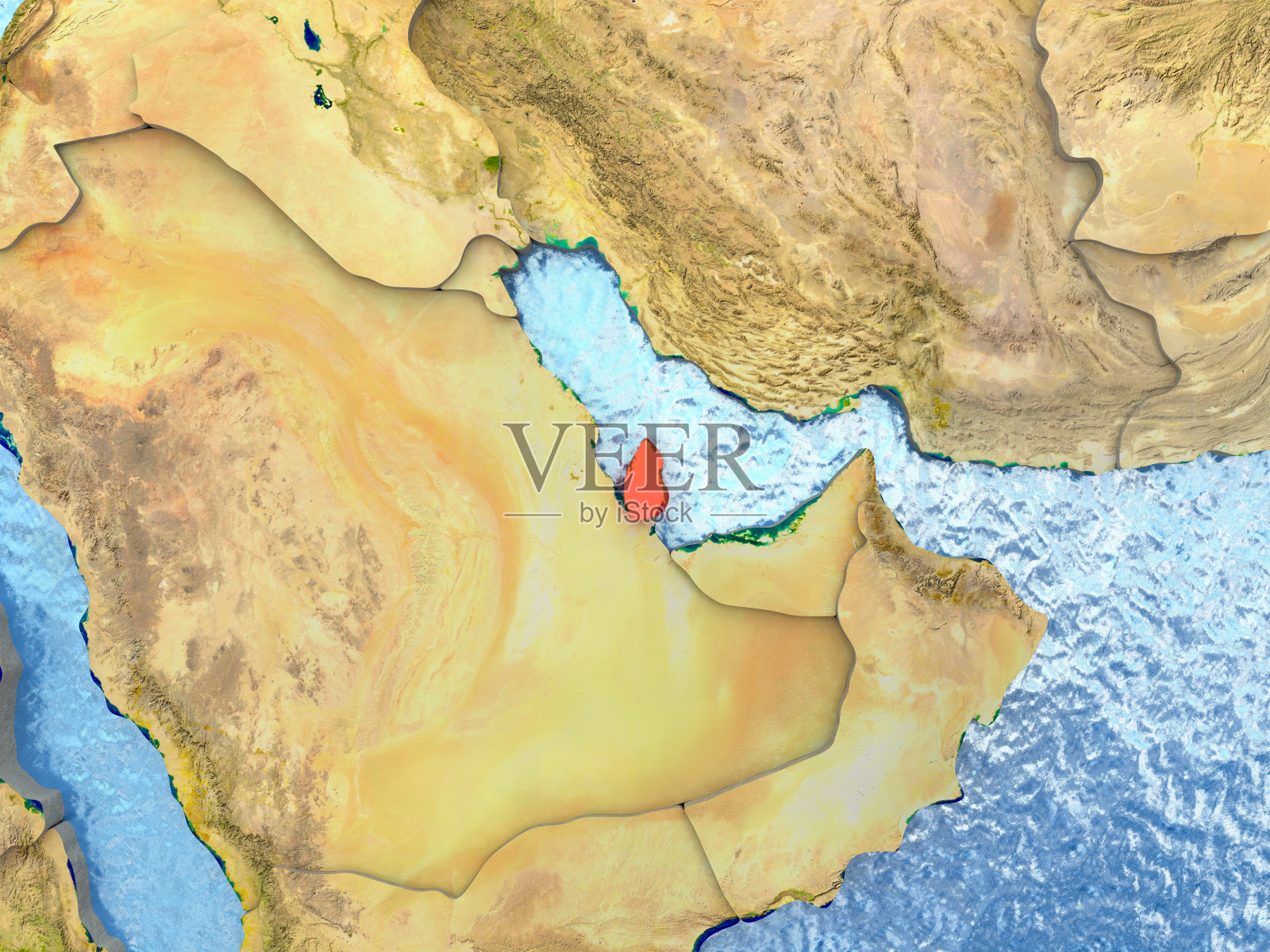 卡塔尔在红照片摄影图片