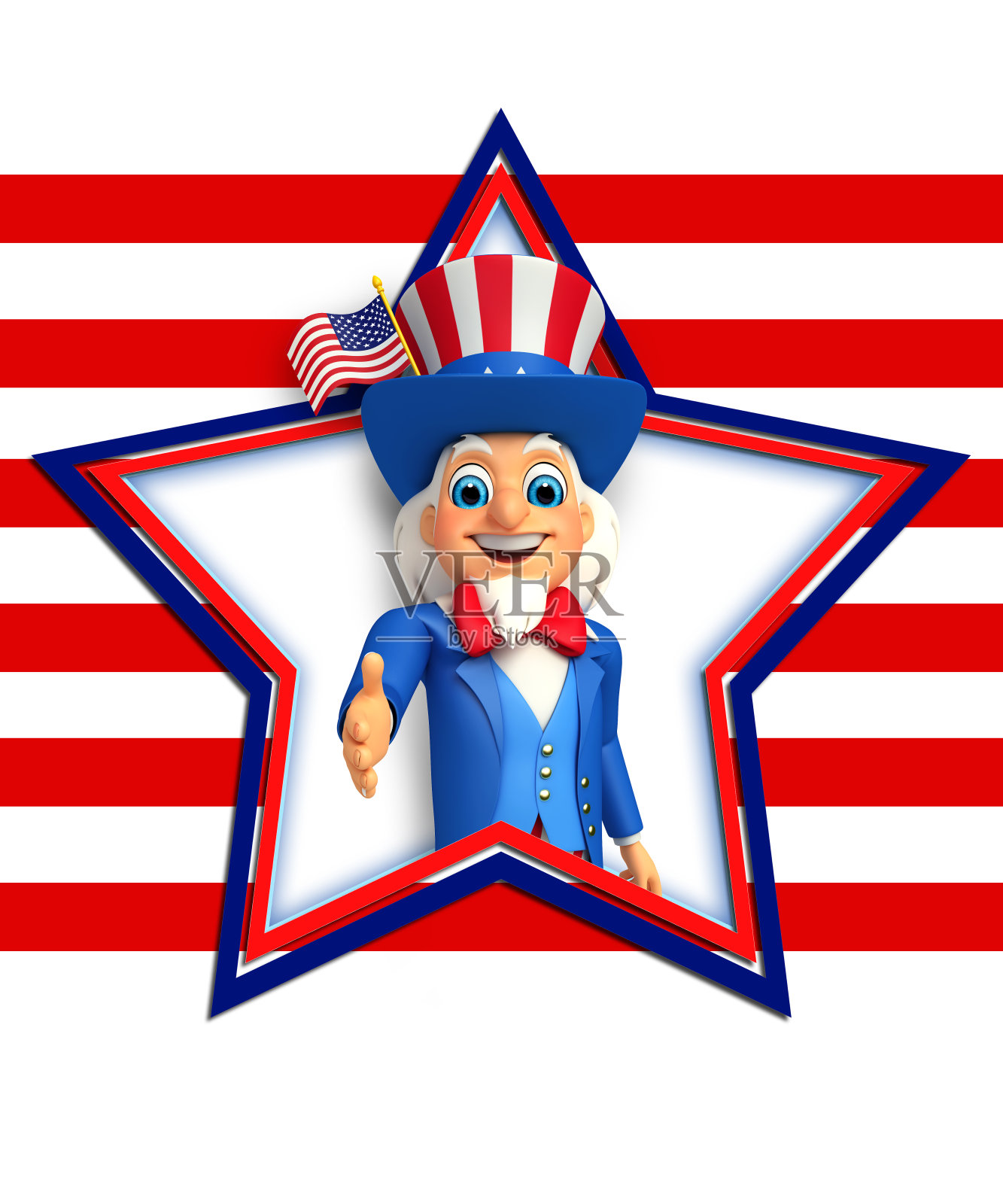 山姆大叔照片摄影图片