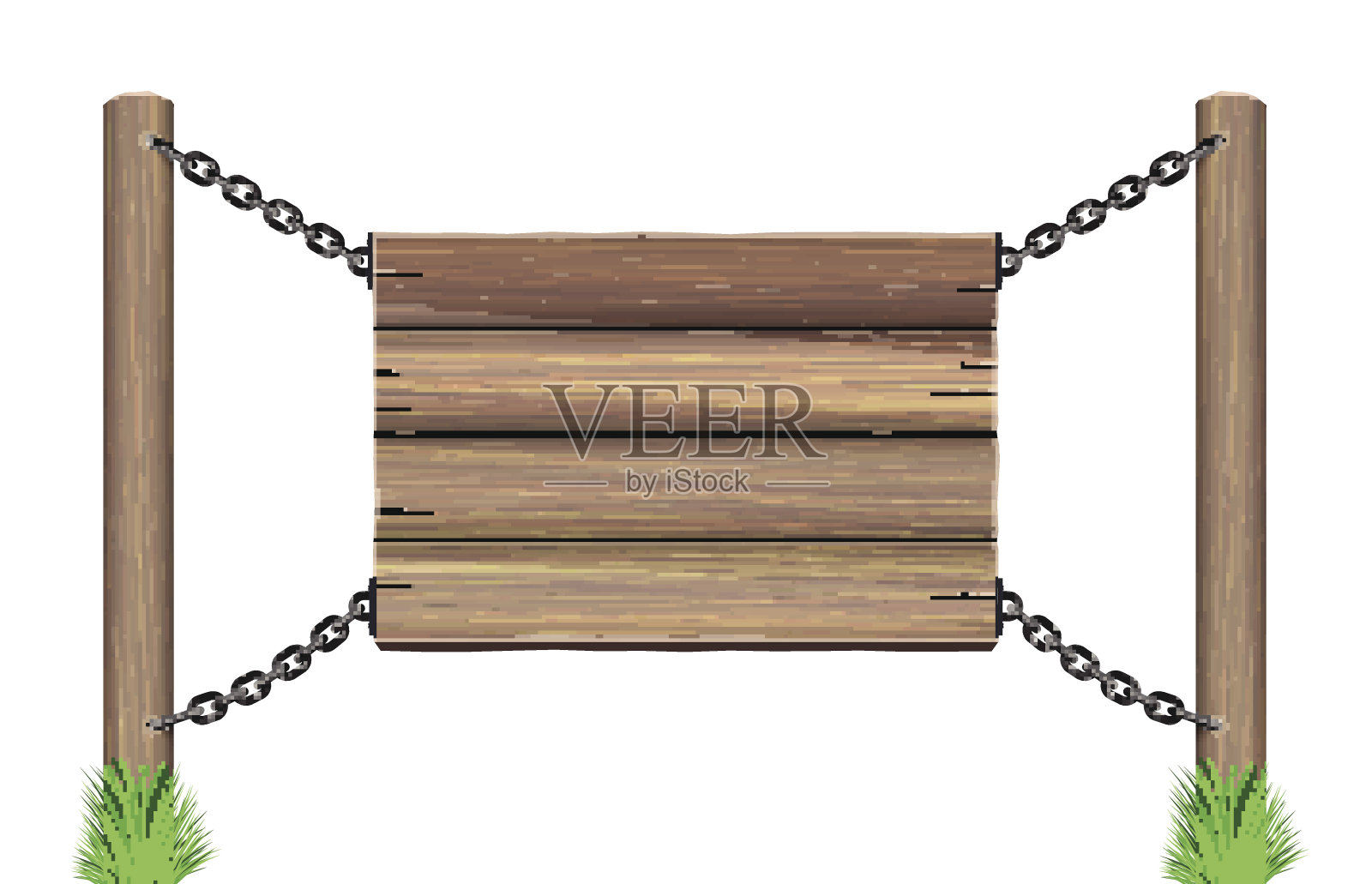 木板插画图片素材