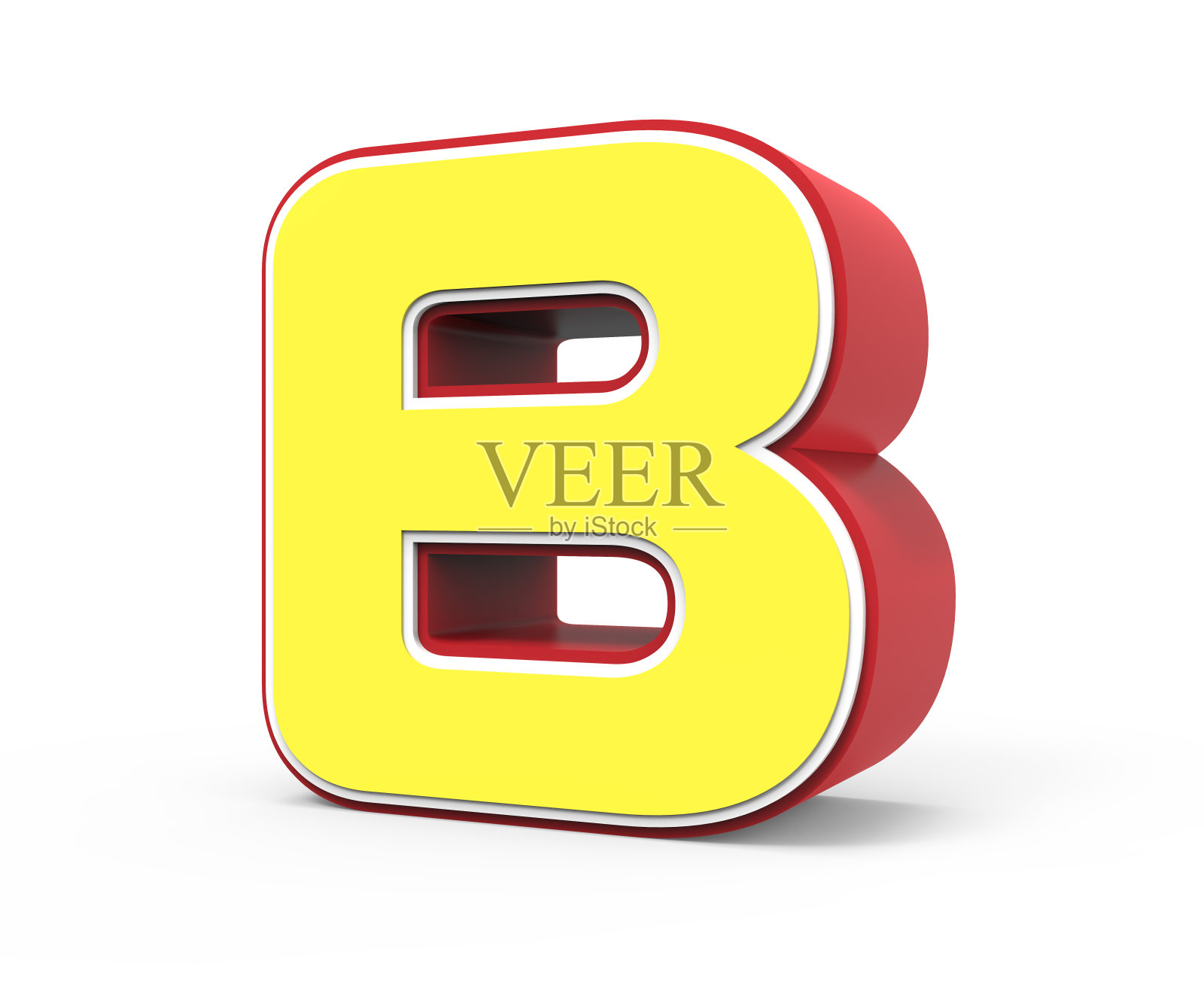 黄色字母B照片摄影图片