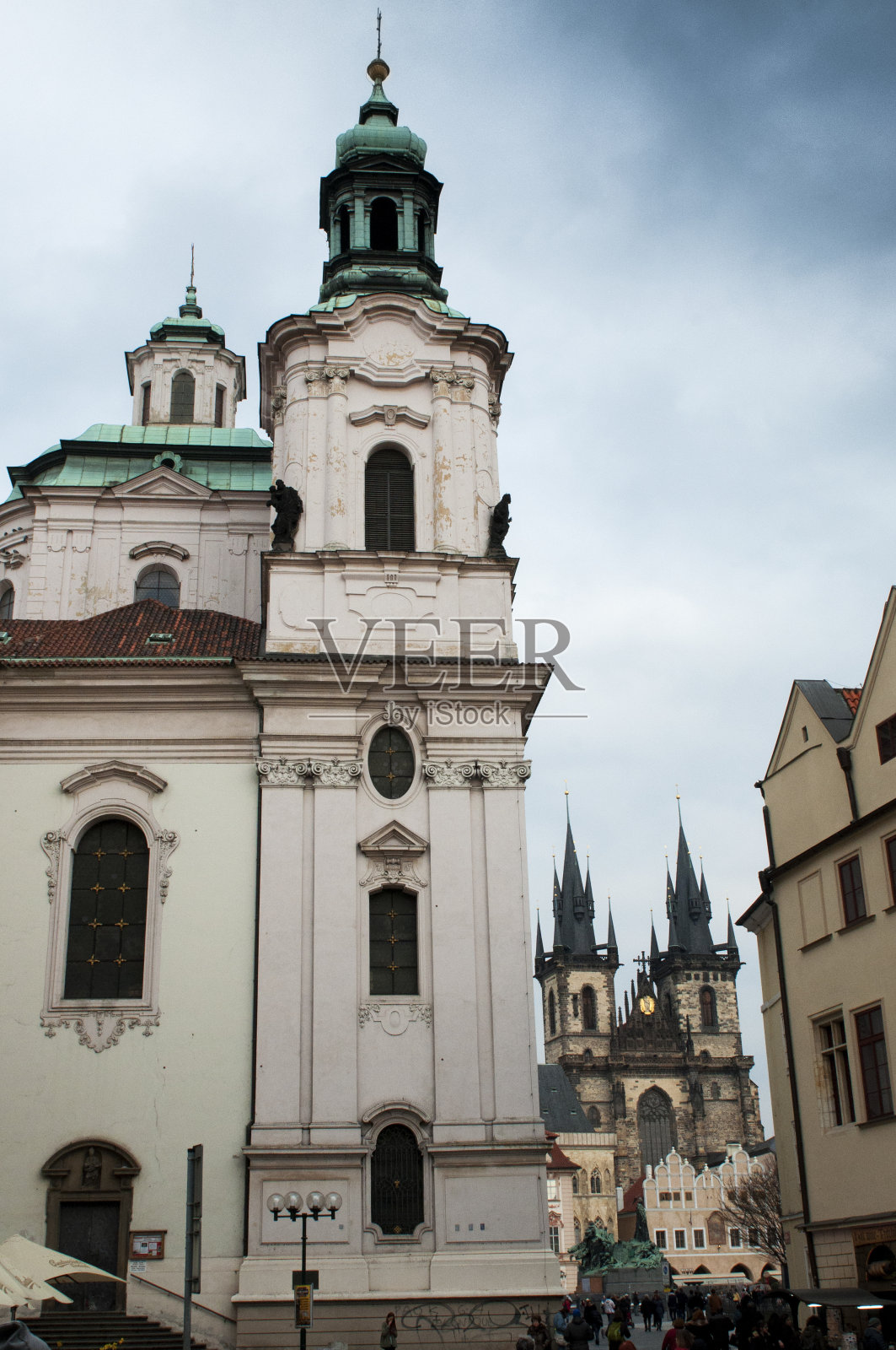 布拉格的心脏照片摄影图片