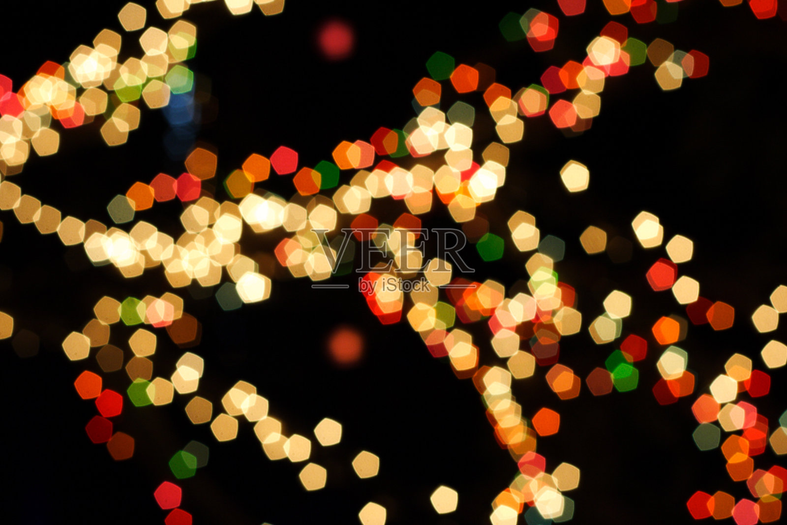 抽象的圆形散景照片摄影图片