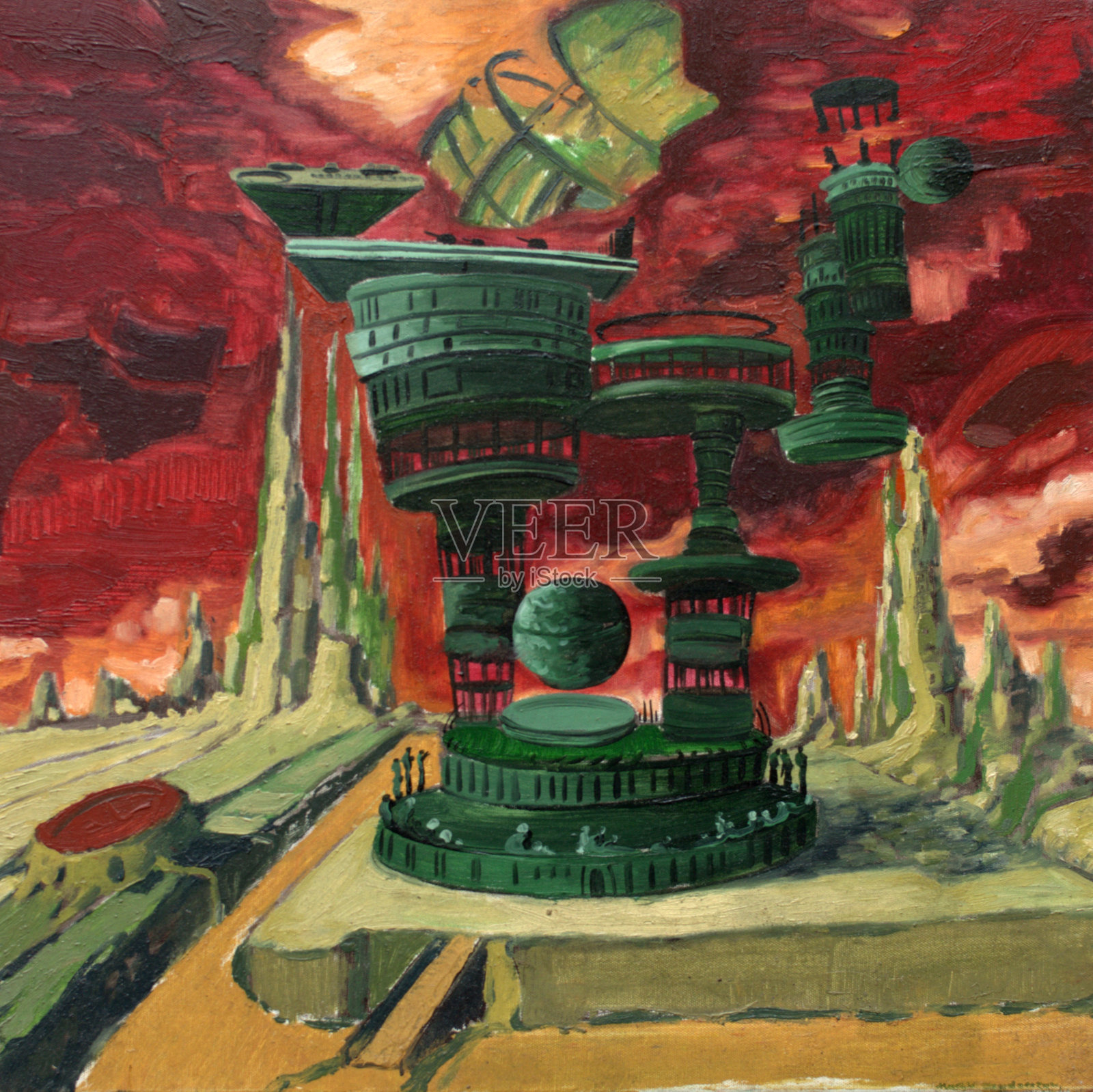 这场战争插画图片素材