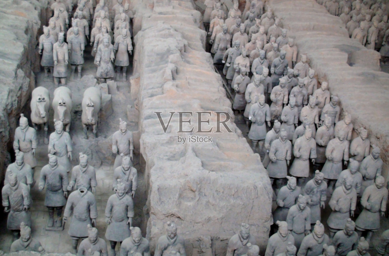 西安兵马俑，中国陕西省。东亚照片摄影图片