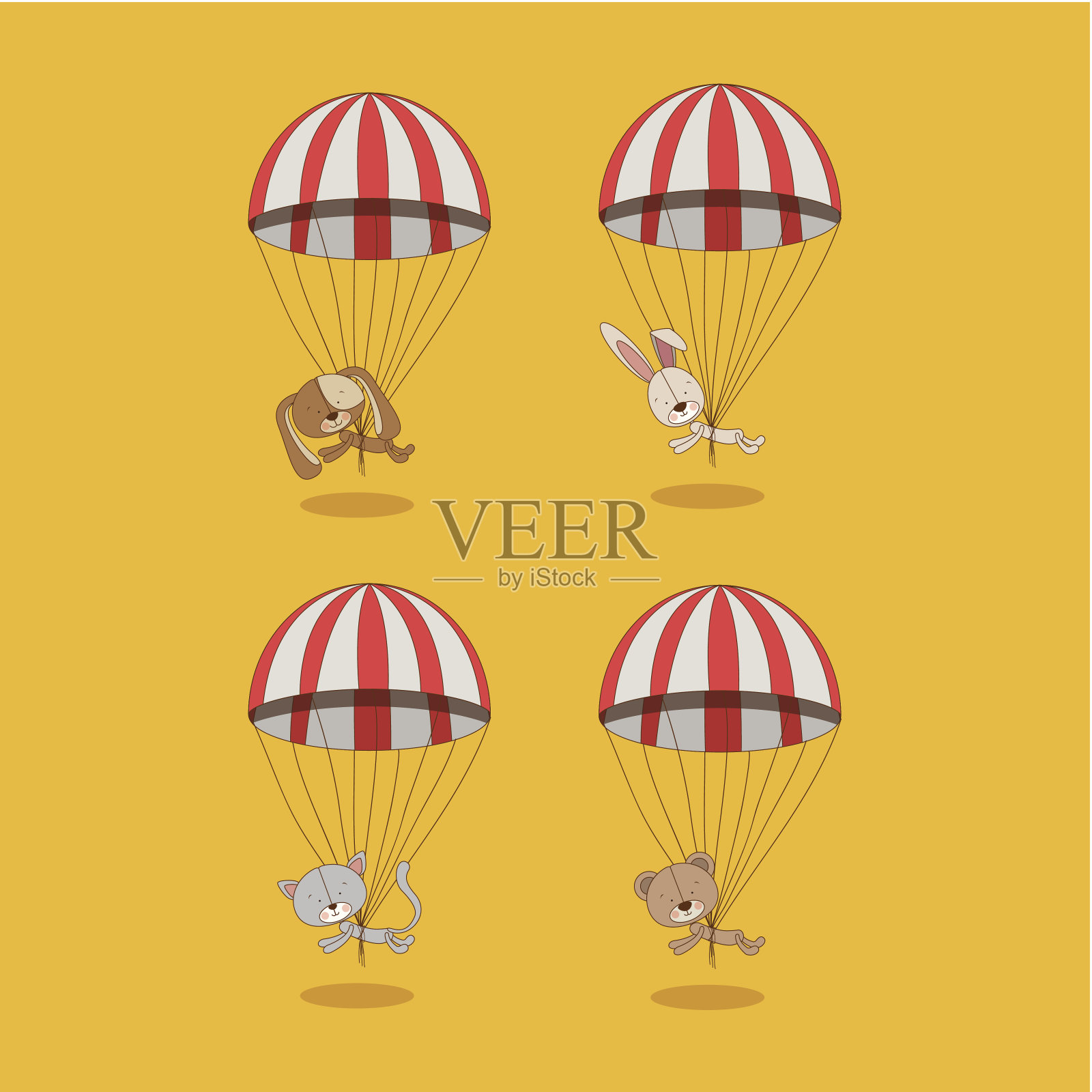 动物设计插画图片素材