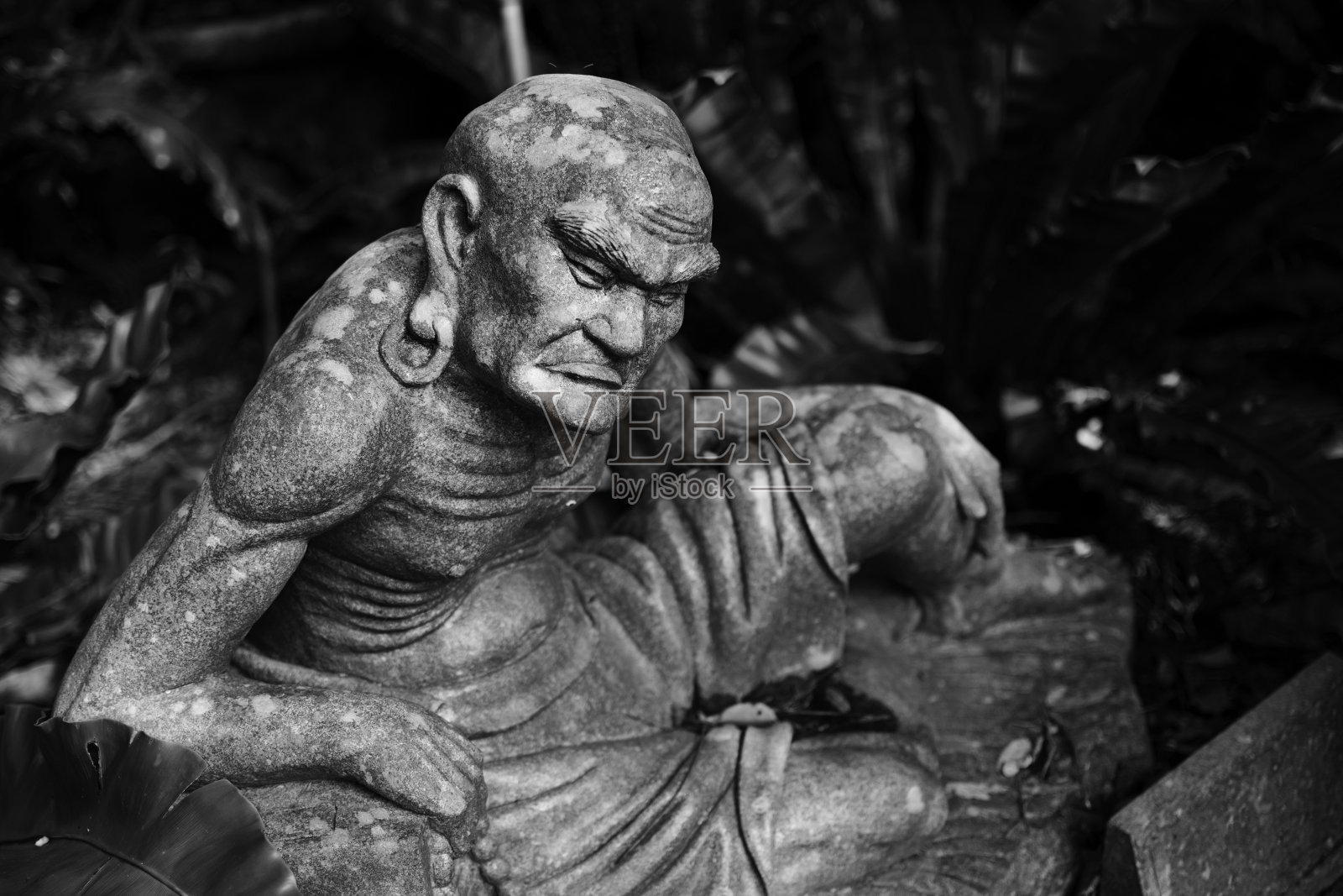 阿罗汉Kanakbharadvaja雕像照片摄影图片