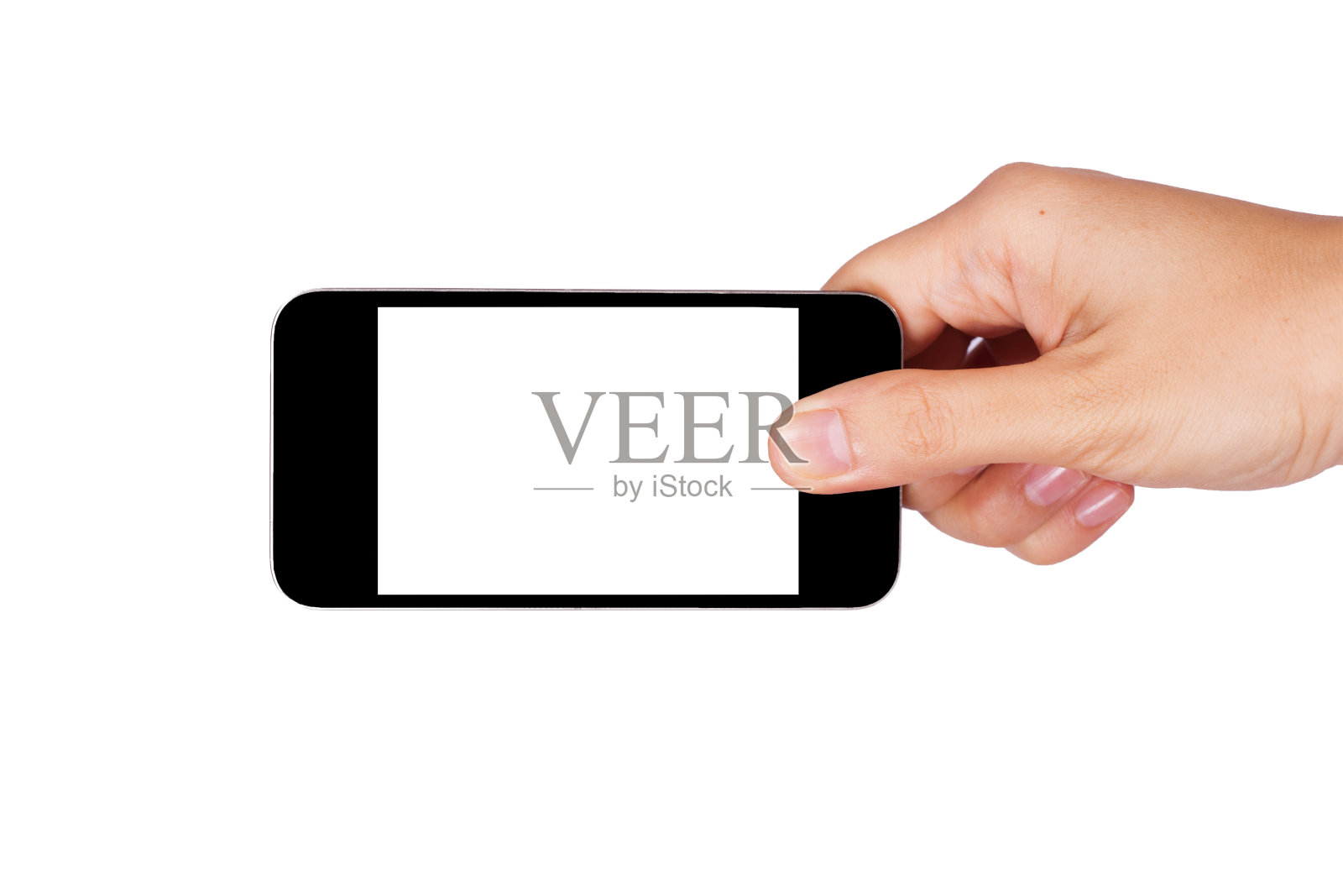 手机，白色背景。照片摄影图片