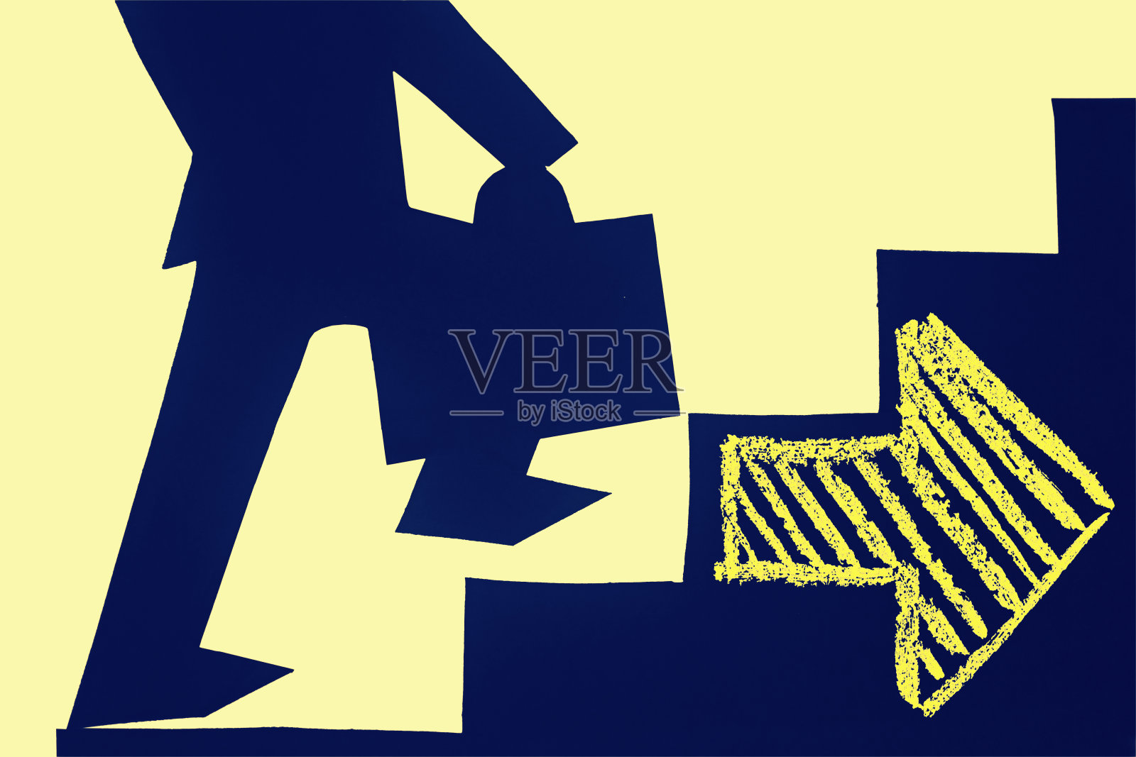 运行走向成功插画图片素材