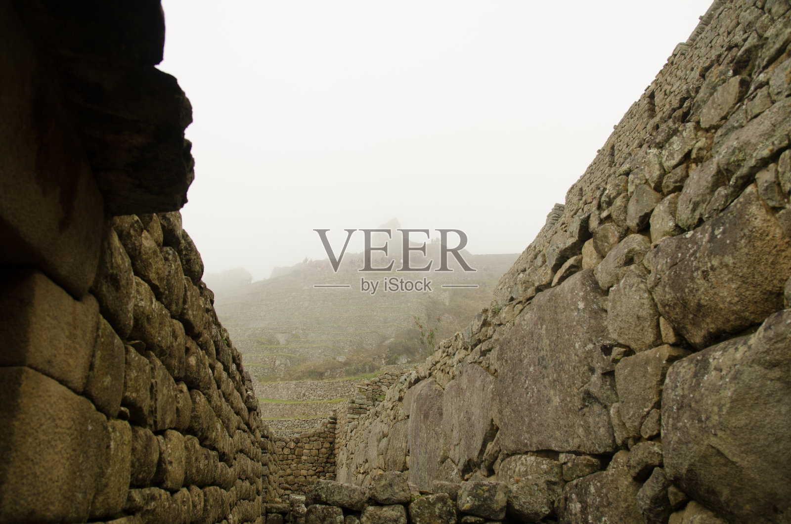 马丘比丘印加城市的景色照片摄影图片