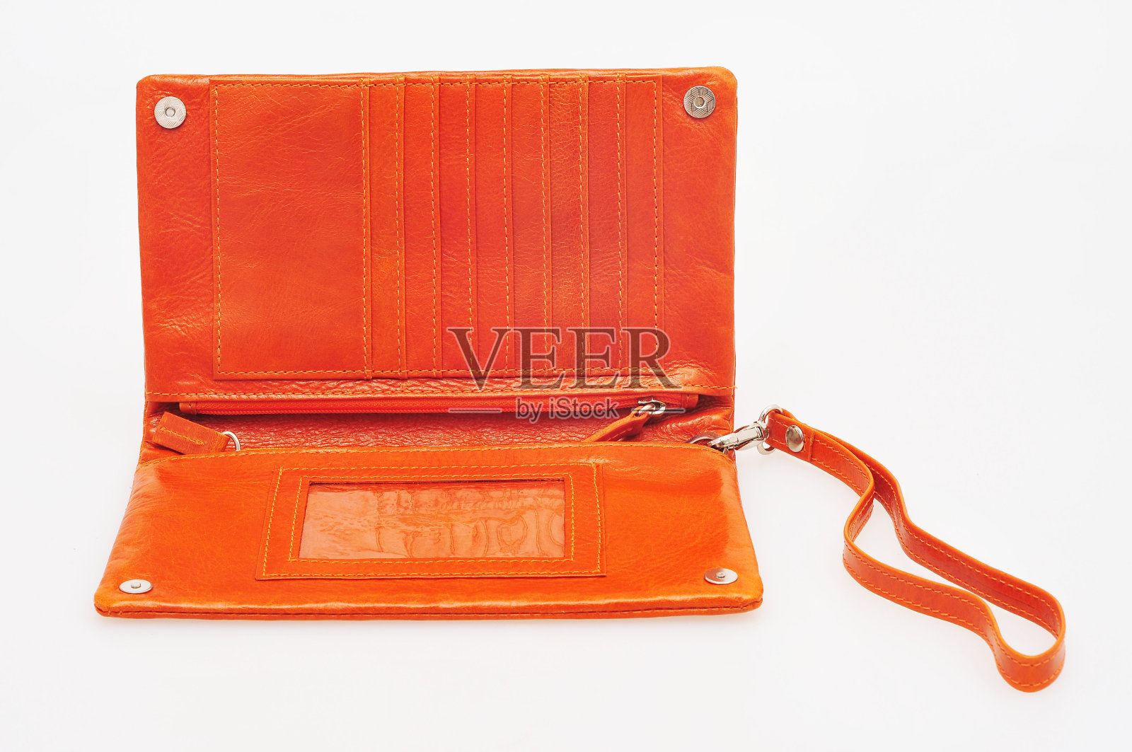 橙色钱包照片摄影图片