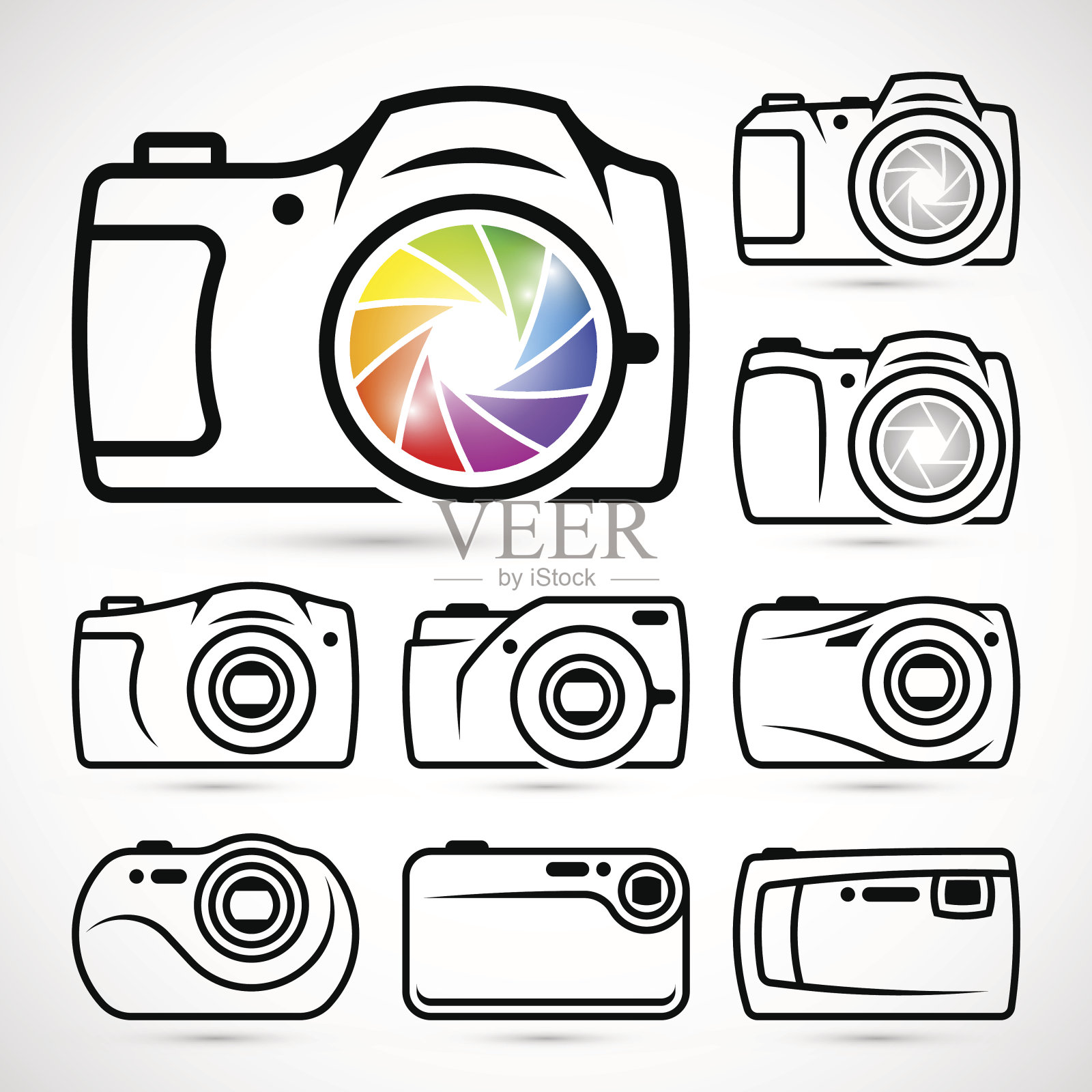 相机图标设置图标素材