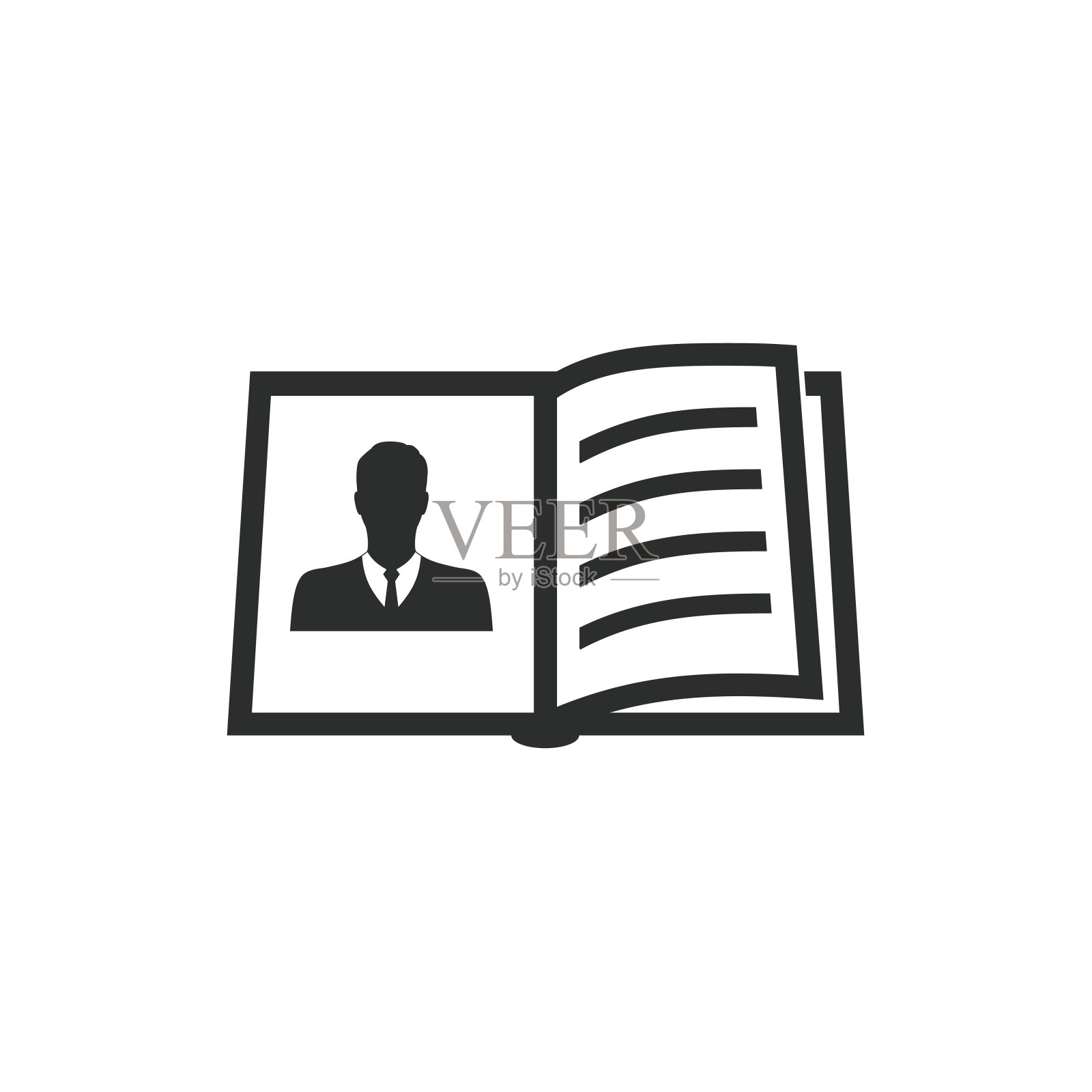 书的图标。图标素材