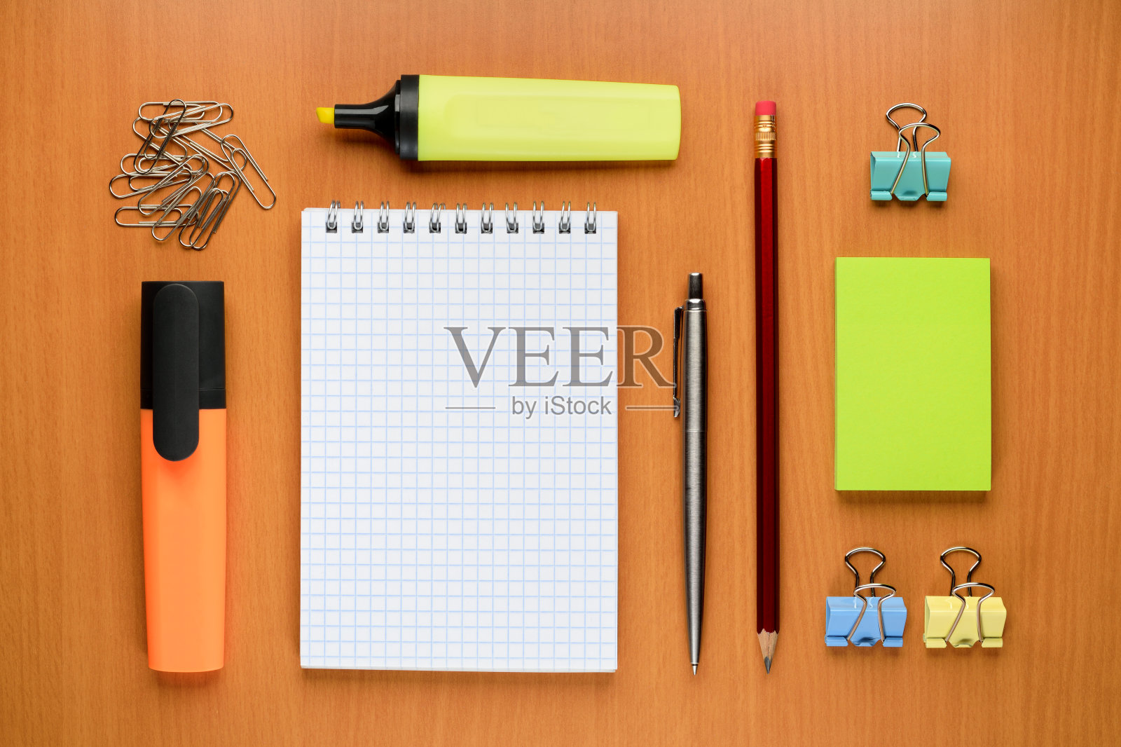 办公用品套装照片摄影图片