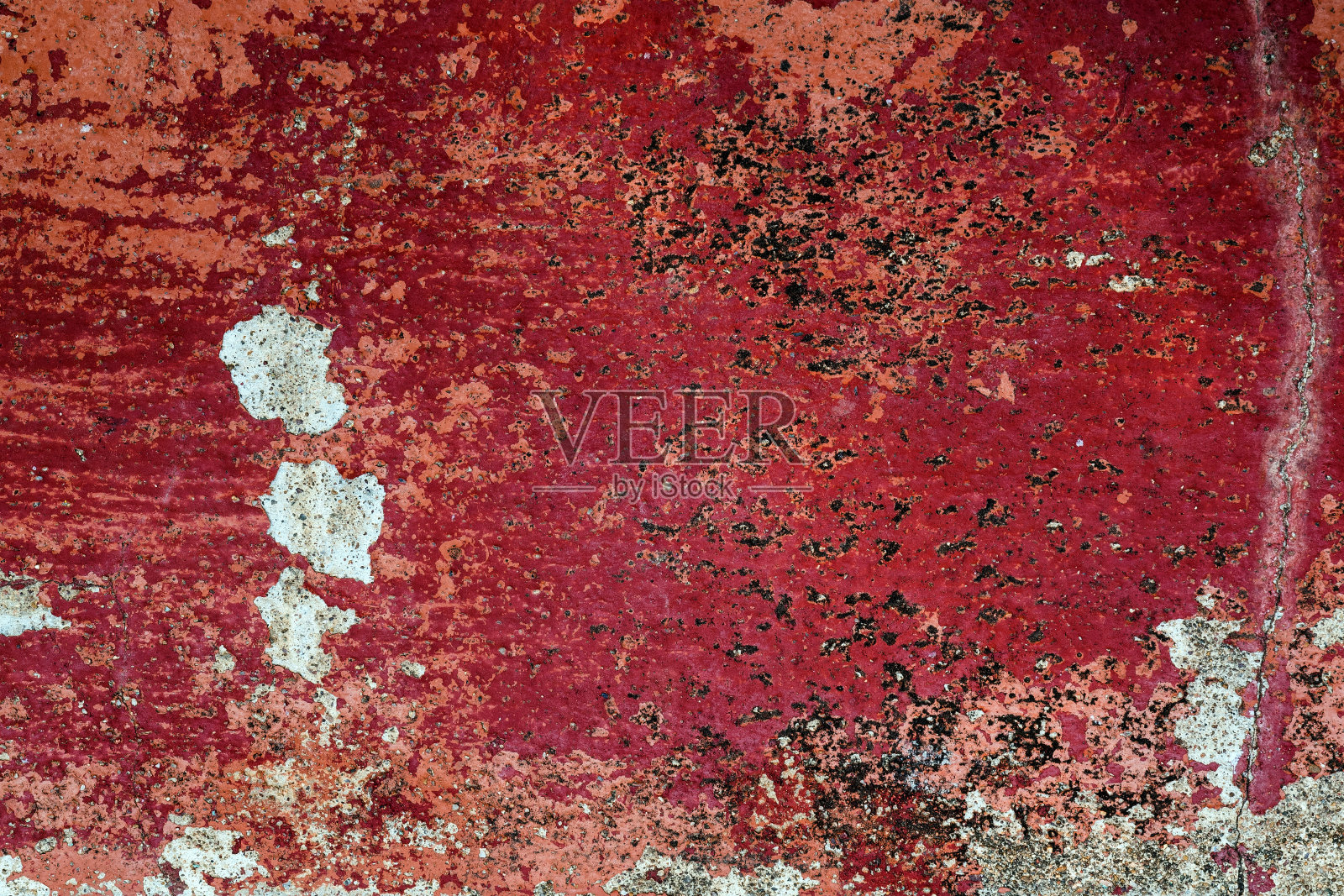 红漆水泥地面照片摄影图片