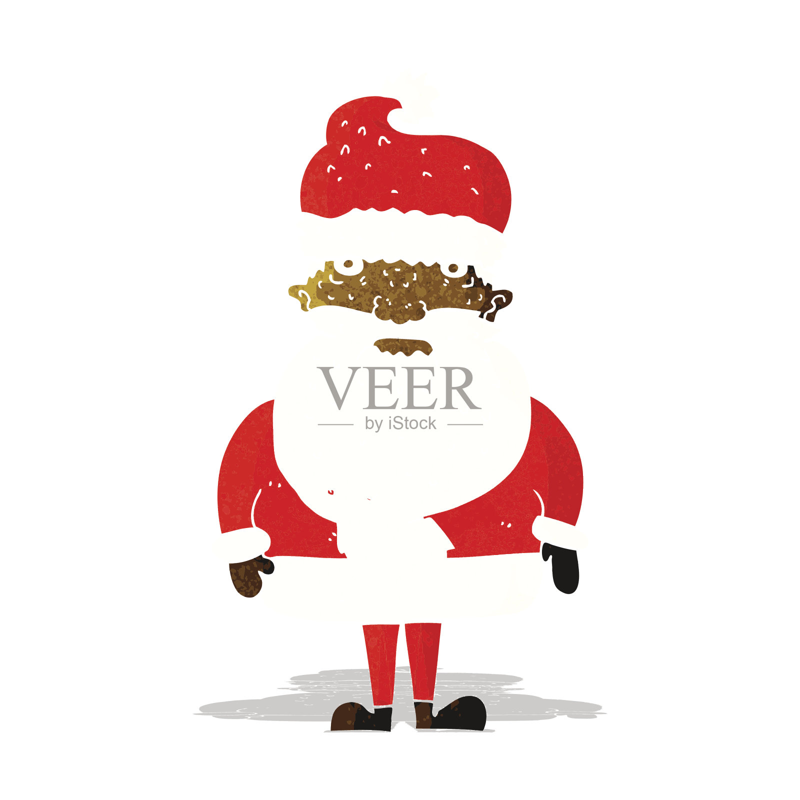 卡通圣诞老人插画图片素材