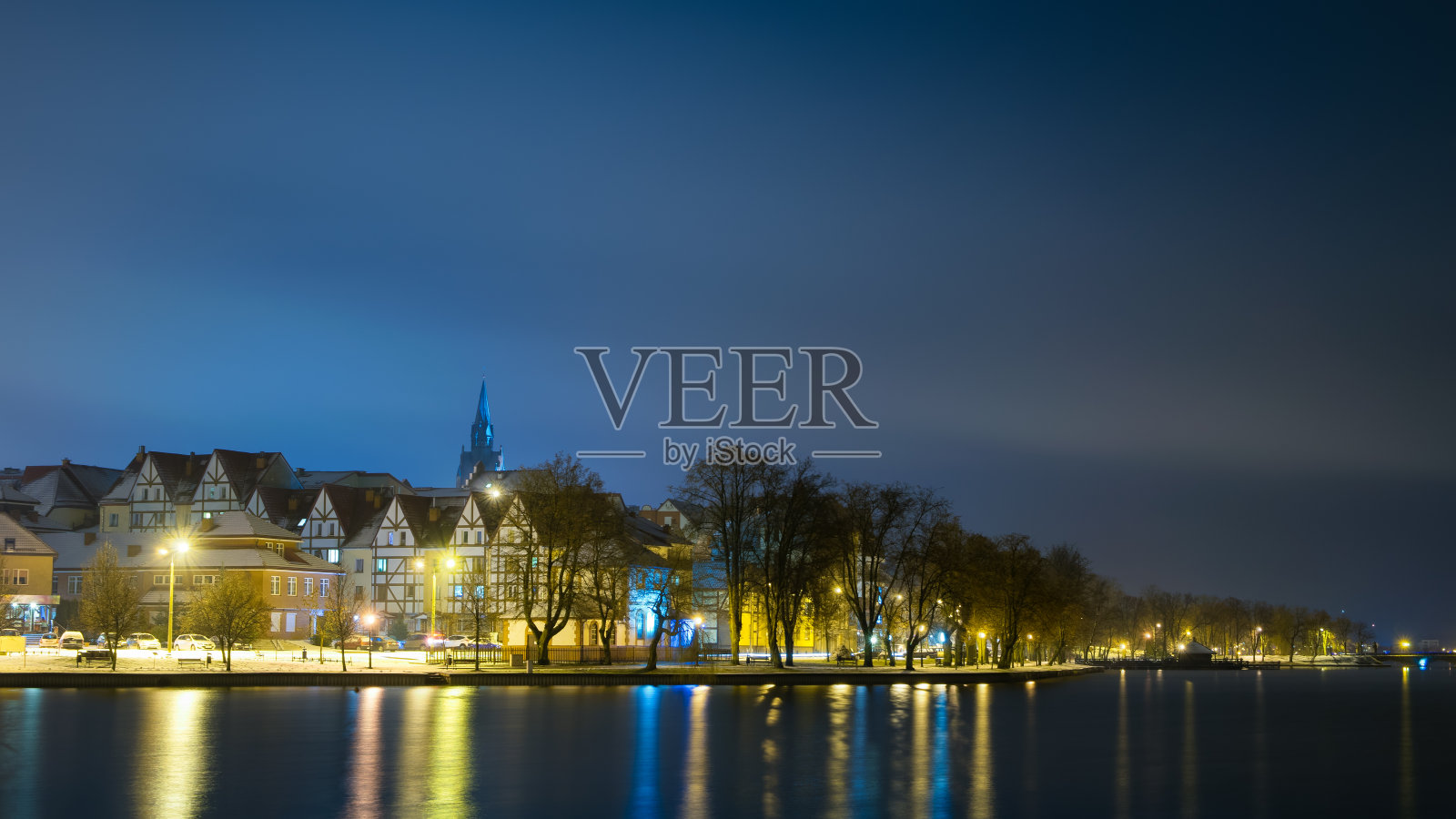 麋鹿夜潘拉玛 4照片摄影图片