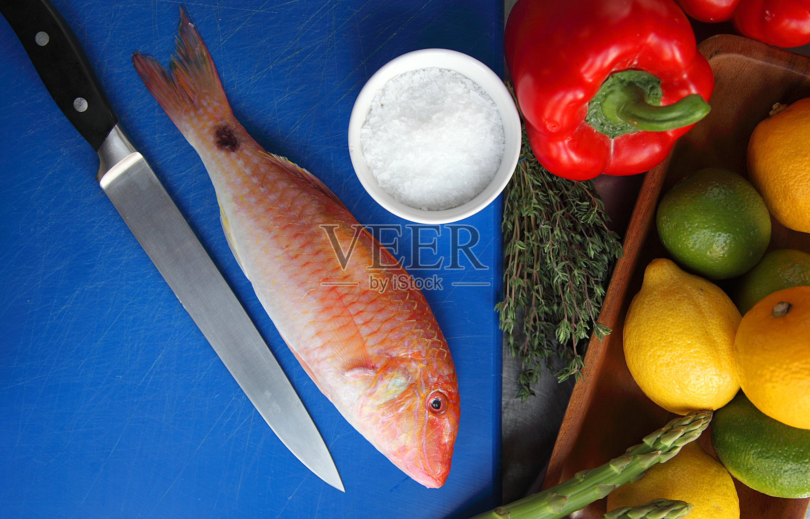 新鲜的红鲷鱼照片摄影图片