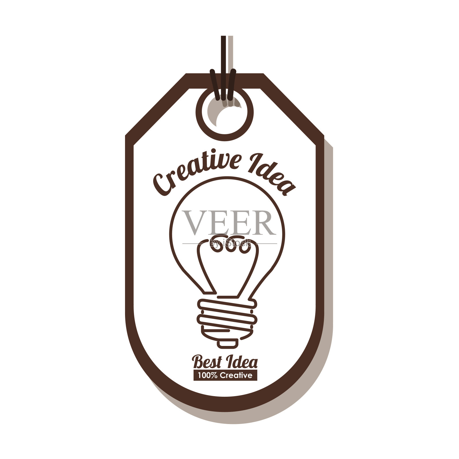 灯泡设计插画图片素材