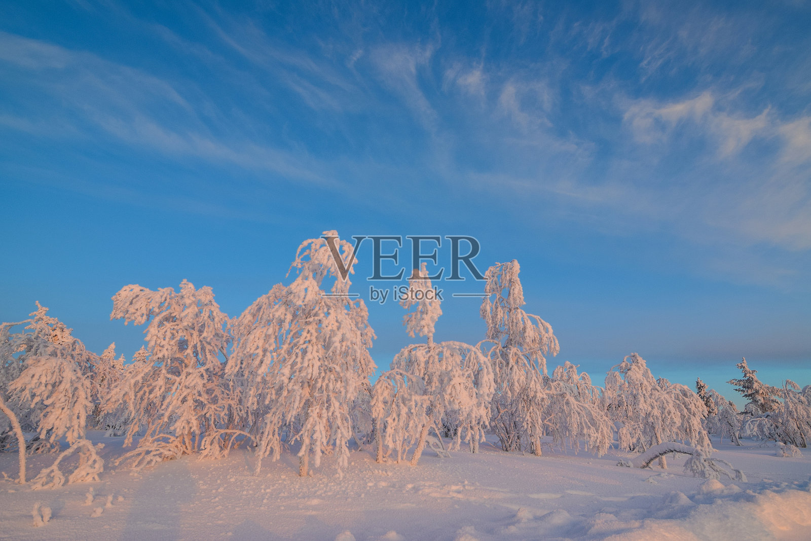 日落在拉普兰照片摄影图片