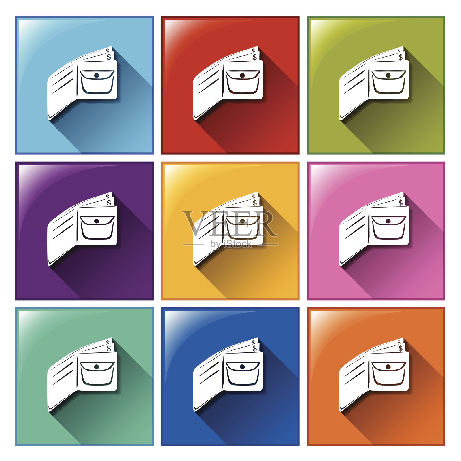 钱包的图标图标素材