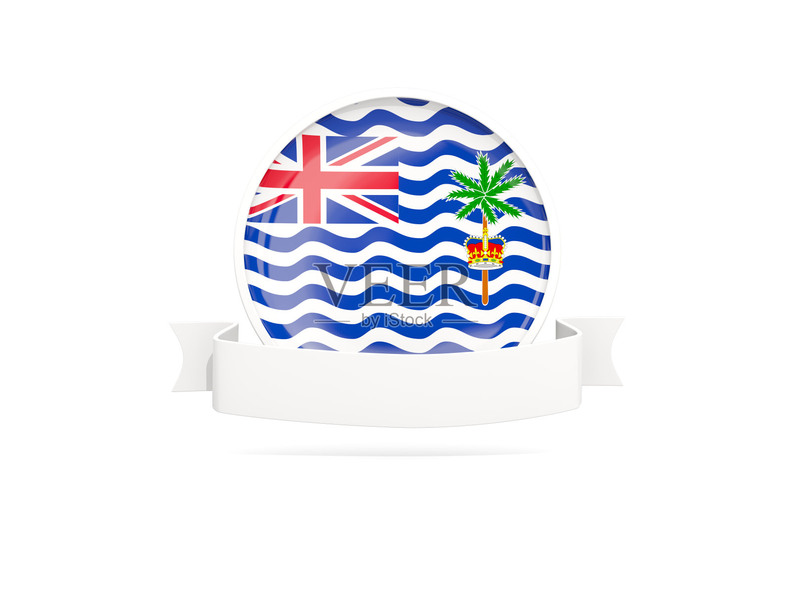 英属印度洋领土的旗帜照片摄影图片