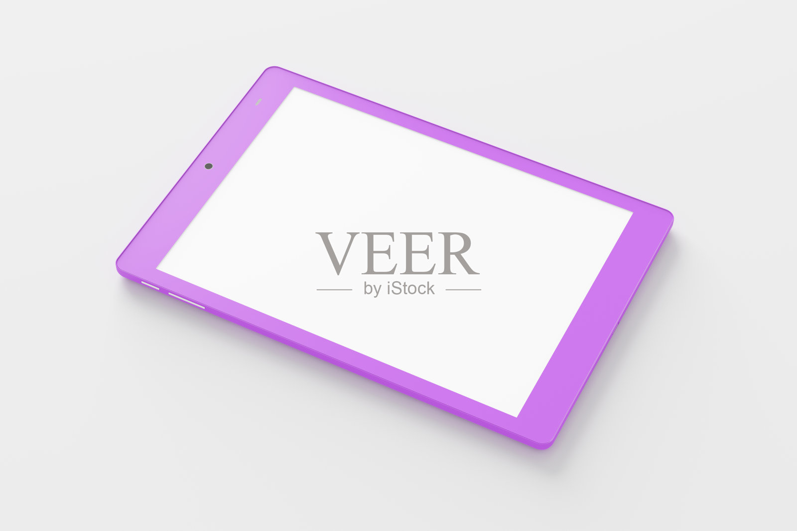 4:3宽高比和空白屏幕的平板电脑照片摄影图片