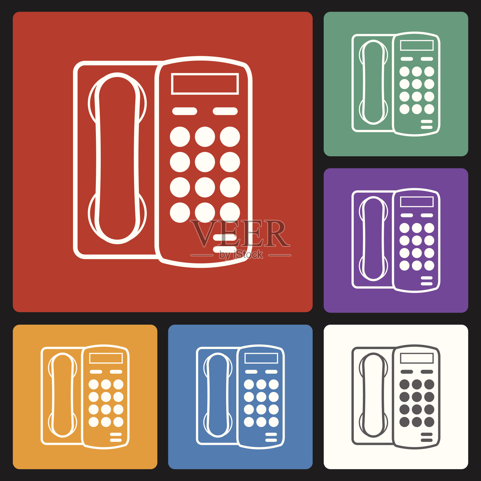 手机图标插画图片素材