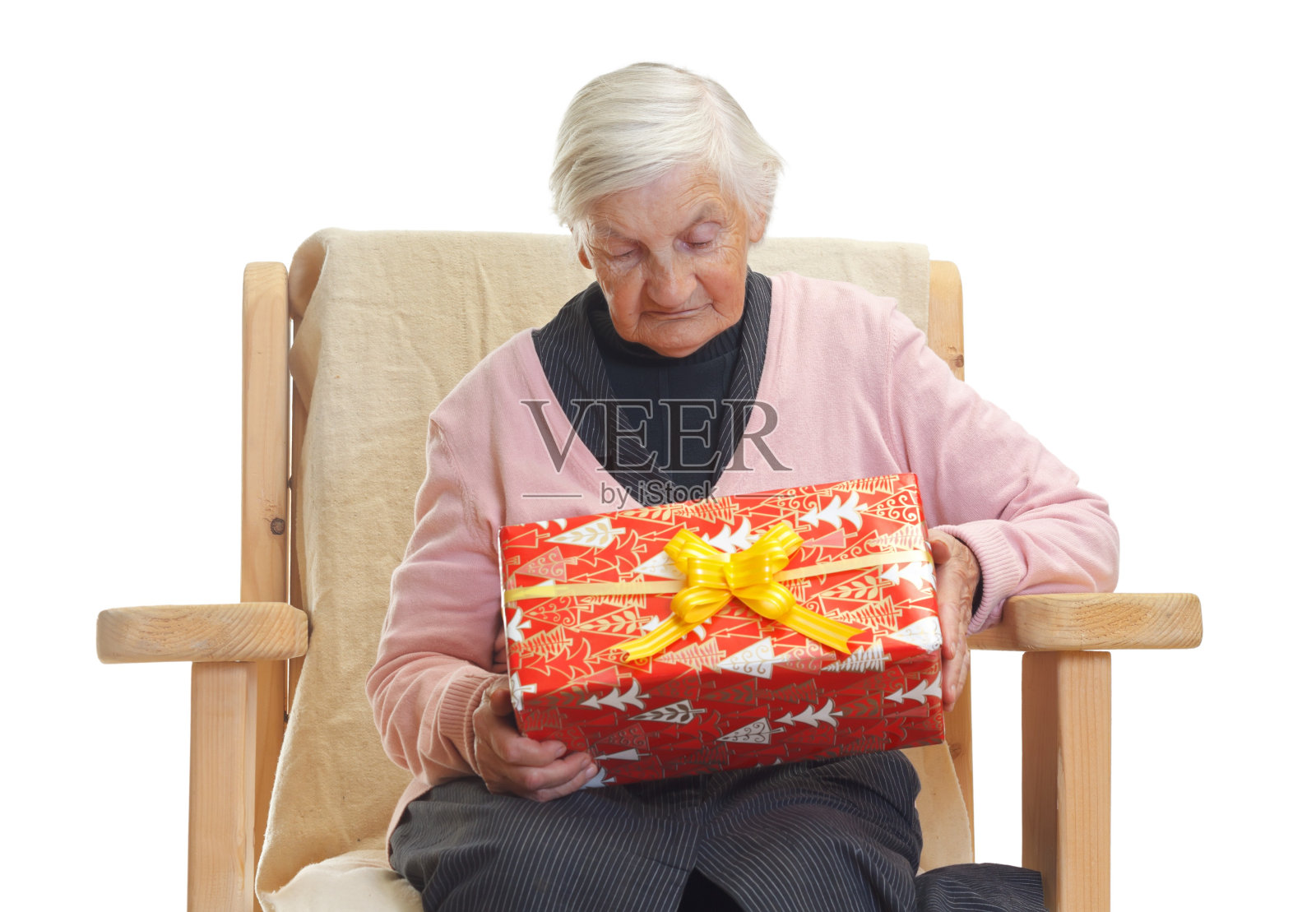 快乐的祖母照片摄影图片