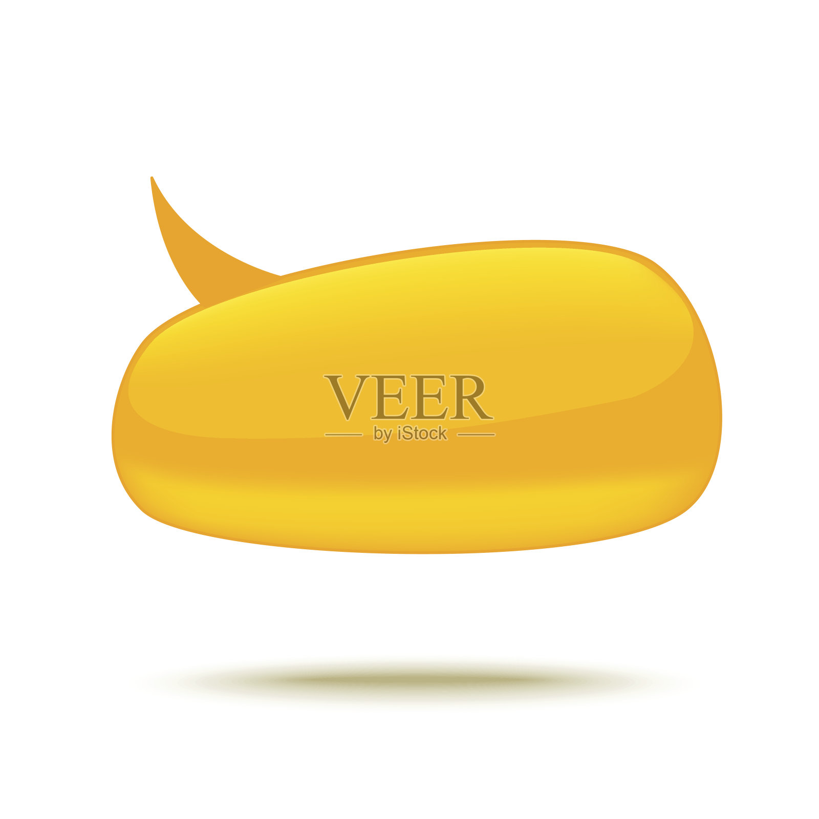 现实玻璃矢量语音气泡。插画图片素材