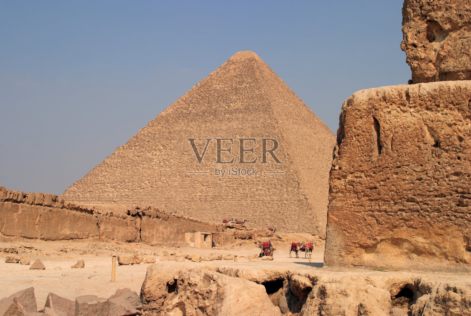 埃及开罗吉萨金字塔群联合国教科文组织世界遗产照片摄影图片