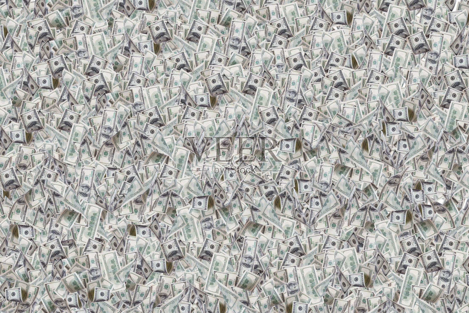 飞行的美元纸币作为背景照片摄影图片