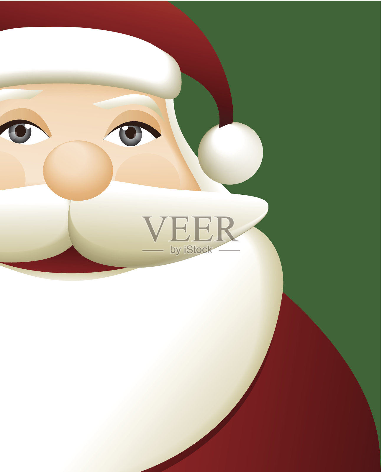 卡通圣诞老人插画图片素材