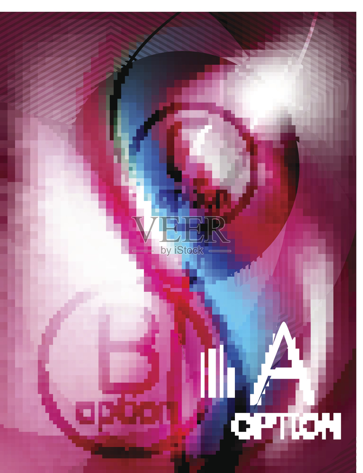 纹理平滑的商业波浪设计插画图片素材