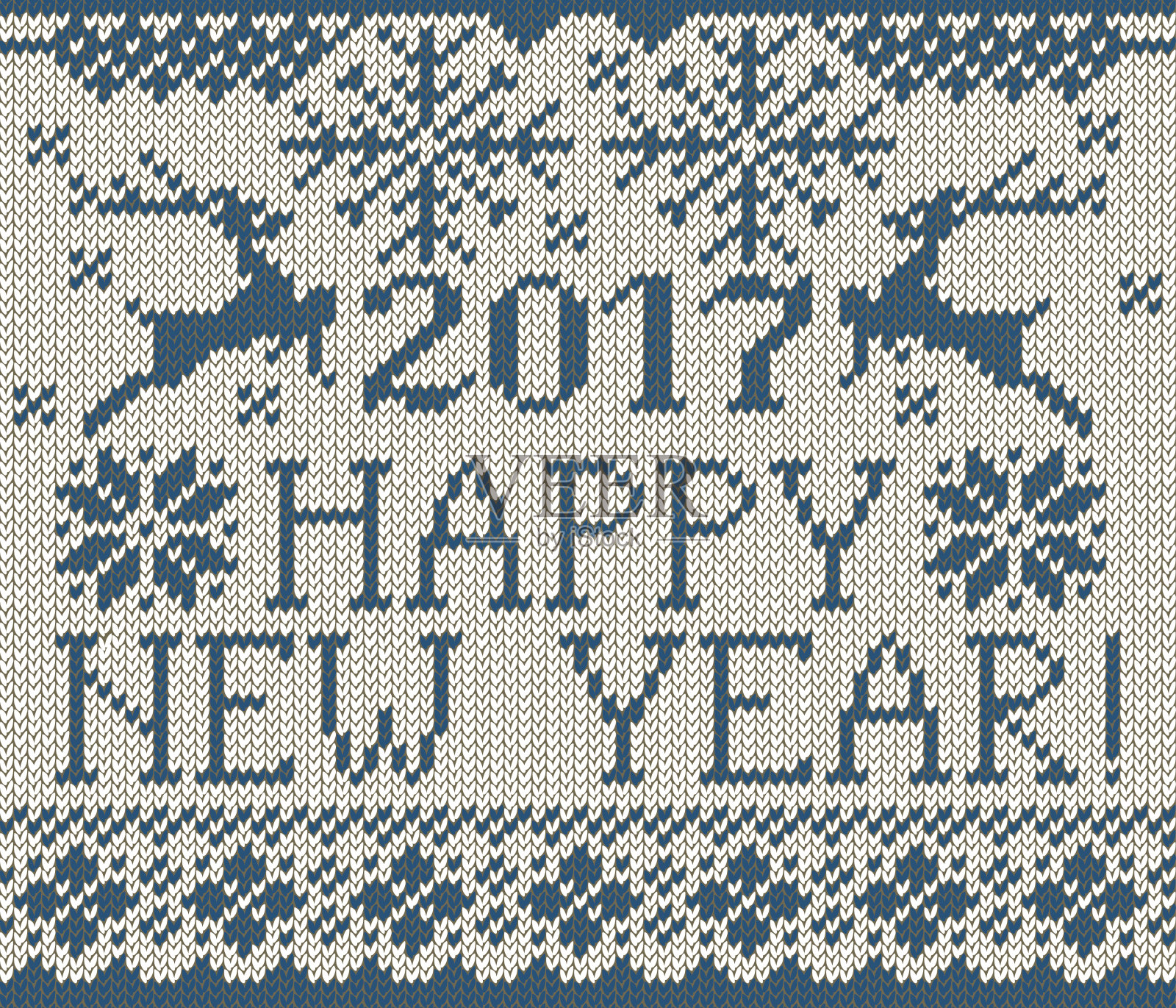 2017年新年快乐无缝图案插画图片素材