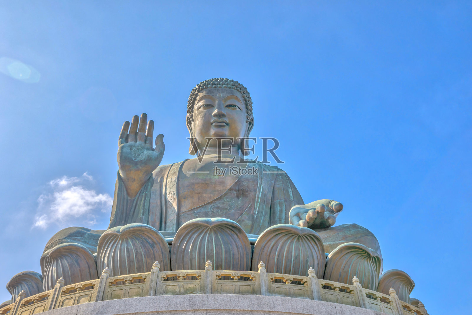 大屿山天坛大佛照片摄影图片