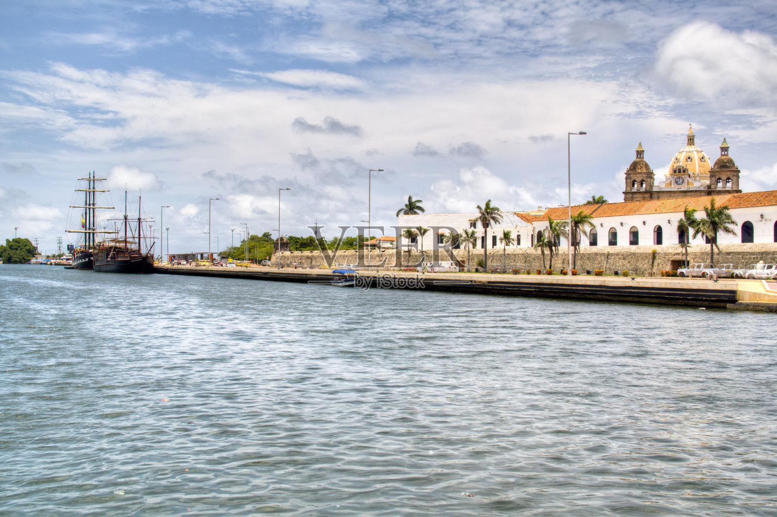 卡塔赫纳的河流照片摄影图片