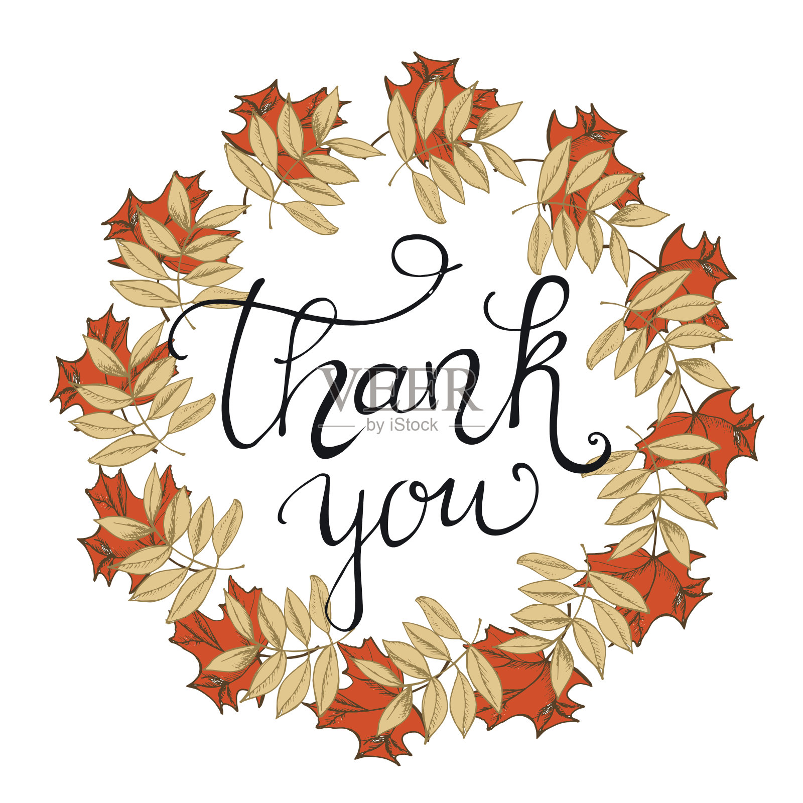 谢谢你的字体设计。插画图片素材