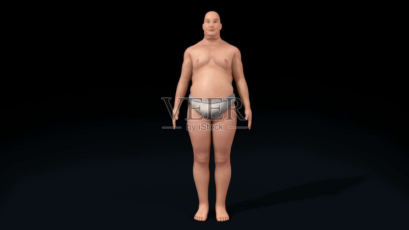 脂肪体插画图片素材