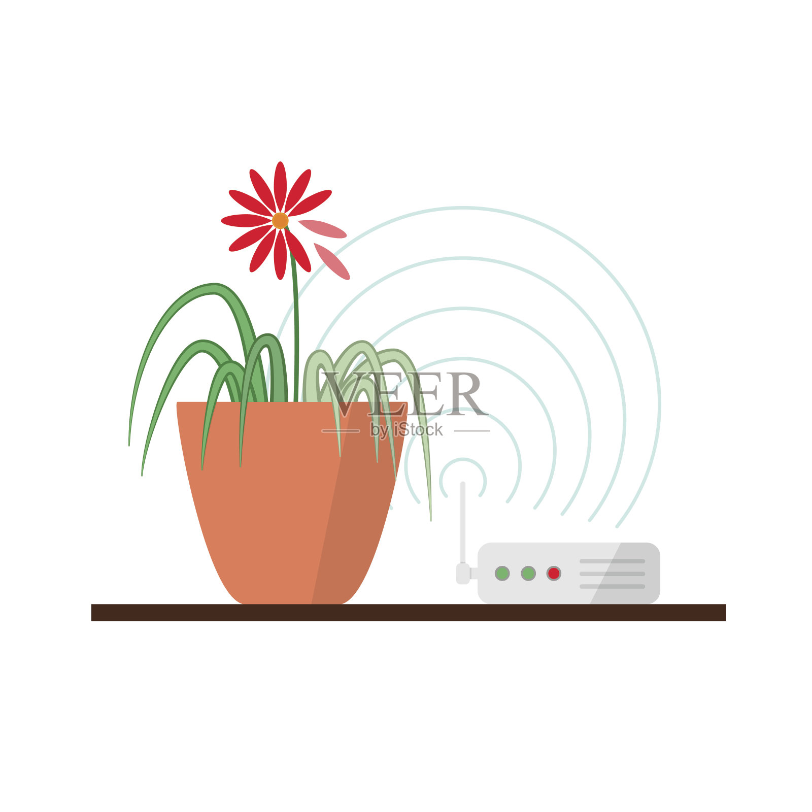 wi-fi概念图的危害设计元素图片