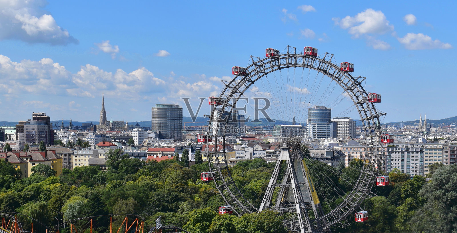 维也纳全景照片摄影图片