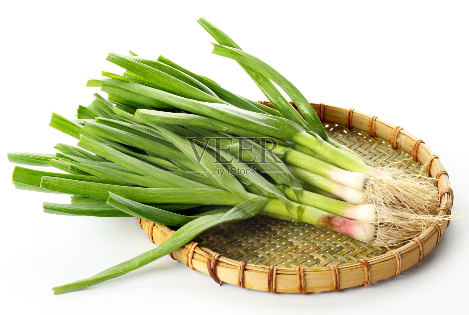 蒜苗的绿叶照片摄影图片