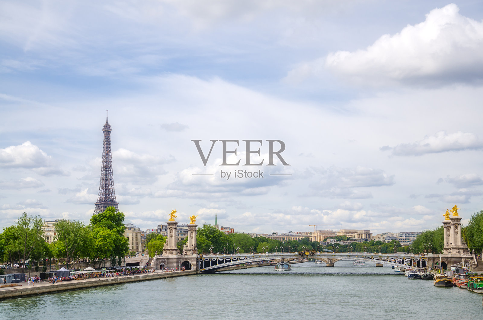 埃菲尔铁塔下的巴黎照片摄影图片