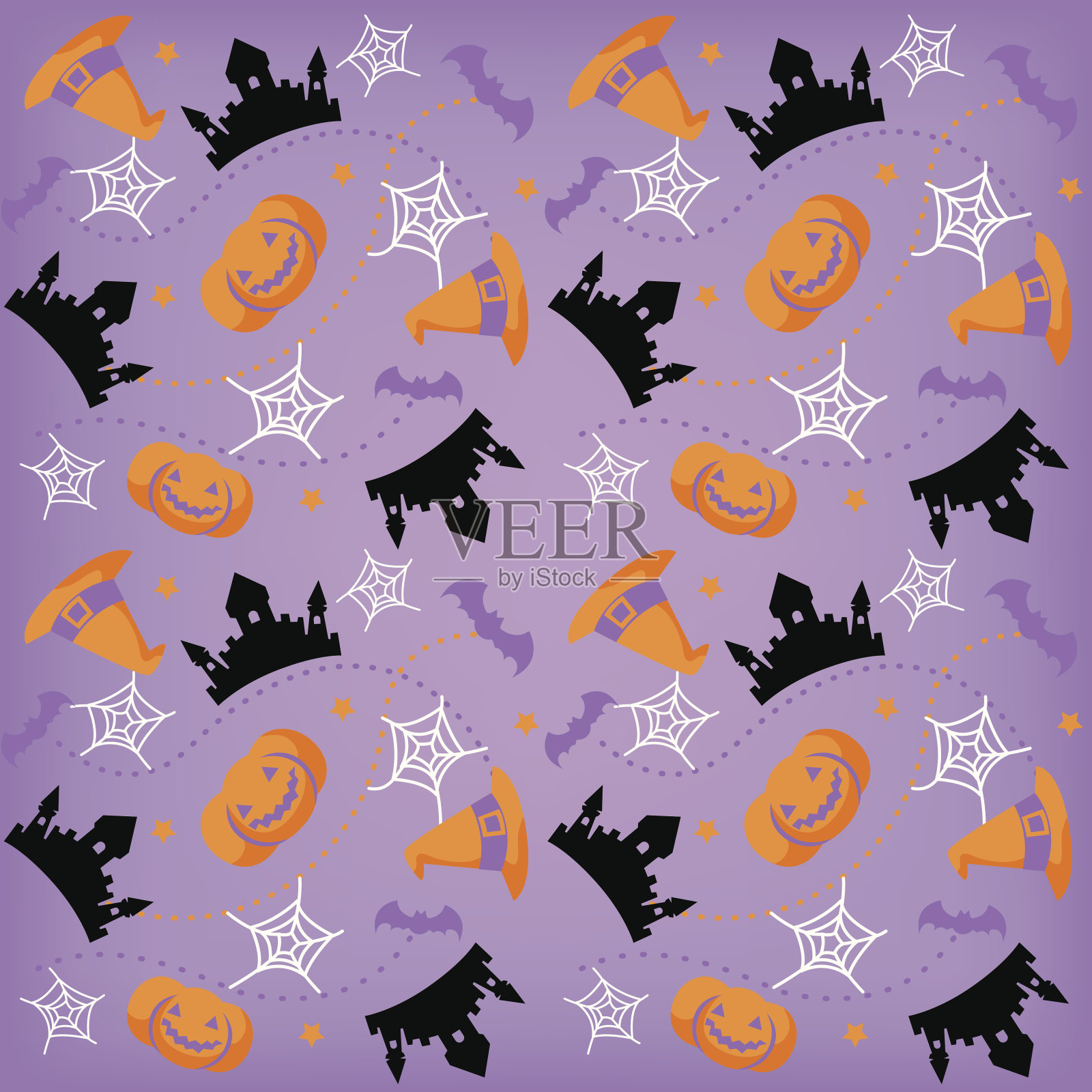 万圣节的背景插画图片素材