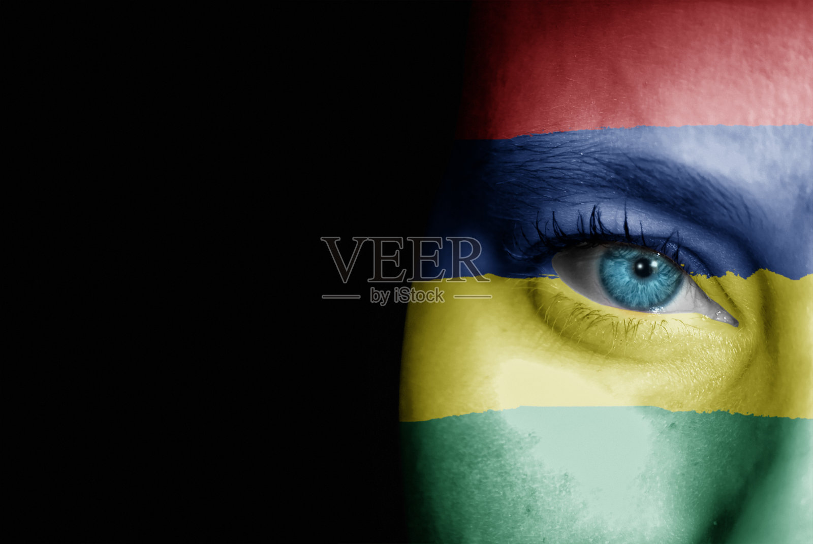 毛里求斯的支持者照片摄影图片