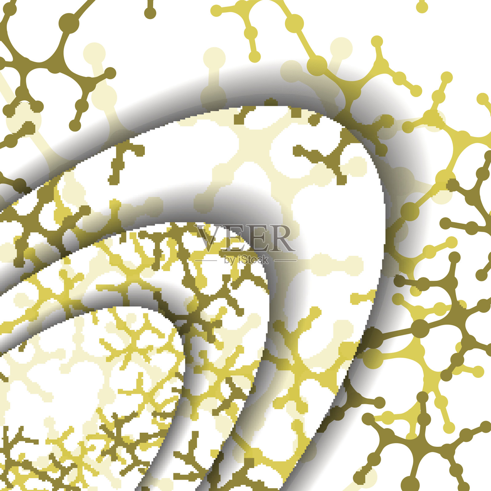 Dna彩色插图插画图片素材