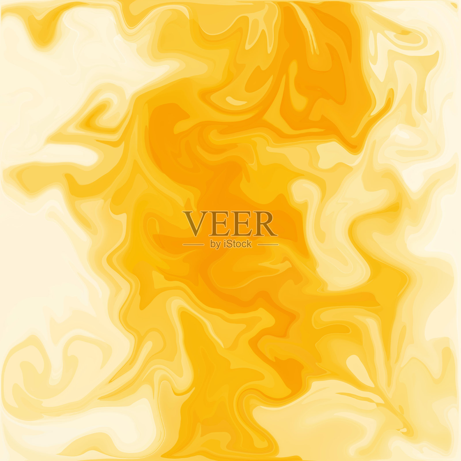 黄色数字丙烯酸颜色漩涡或类似的大理石扭曲插画图片素材